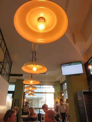 interior at Swing Kitchen - Operngasse in Vienna