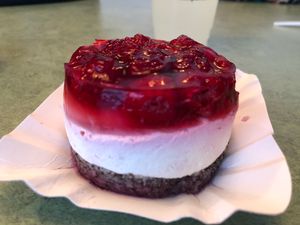 Poppyseed berry slice at Swing Kitchen - Operngasse in Vienna
