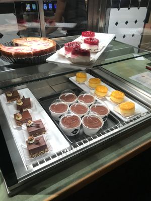 Lots of desserts  at Swing Kitchen - Operngasse in Vienna