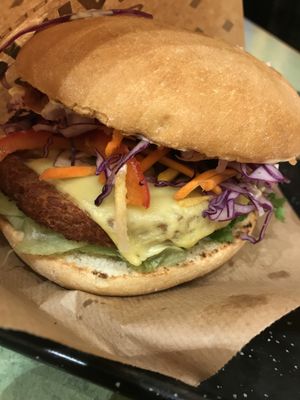 Cheese burger  at Swing Kitchen - Operngasse in Vienna