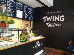 Nice decoration at Swing Kitchen - Operngasse in Vienna