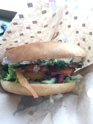 Vienna burger  at Swing Kitchen - Operngasse in Vienna