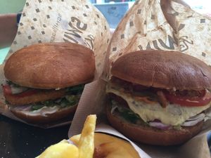 Burgers at Swing Kitchen - Operngasse in Vienna