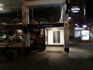 Entrance at Swing Kitchen - Operngasse in Vienna