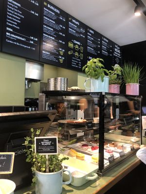 counter at Swing Kitchen - Operngasse in Vienna