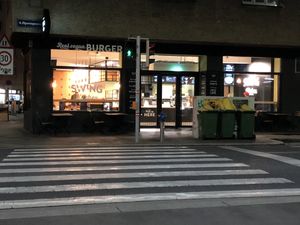 Outside  at Swing Kitchen - Operngasse in Vienna