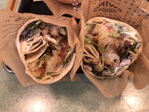 „Rösti“ wrap  at Swing Kitchen - Operngasse in Vienna