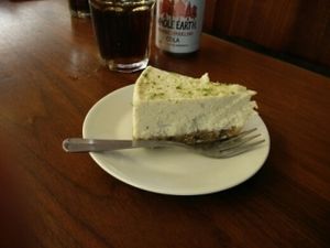 Mojito cheesecake at Carotterie 2000 in Antwerpen