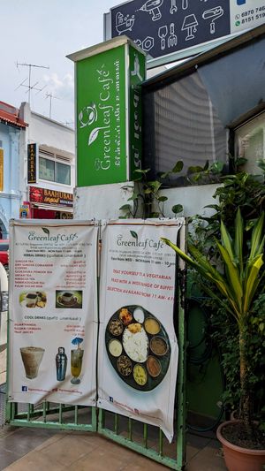 Exterior at Greenleaf Cafe in Central Singapore