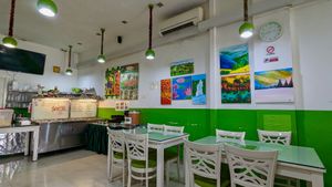 Interior at Greenleaf Cafe in Central Singapore