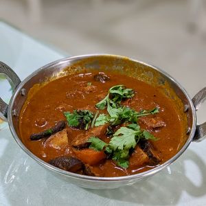 Vegan Kadai Mushroom at Greenleaf Cafe in Central Singapore