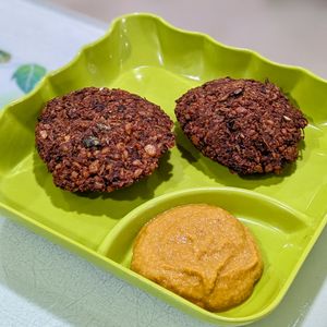 Vegan Banana Flower Vadai at Greenleaf Cafe in Central Singapore