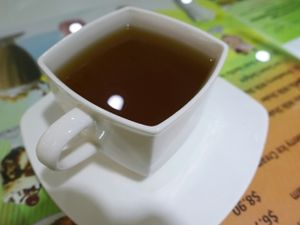 ginger tea at Greenleaf Cafe in Central Singapore