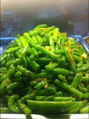 Stir fry long beans  at Dao of Vegetarian 素道斋 in Central Singapore