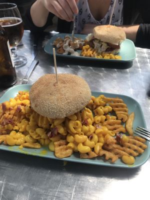 Burgers and beers at Ruta 42 in Lhospitalet De Llobregat