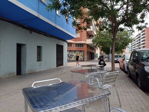 Outside seating at Ruta 42 in Lhospitalet De Llobregat