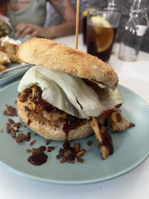 Bbq burger  at Ruta 42 in Lhospitalet De Llobregat