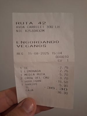  at Ruta 42 in Lhospitalet De Llobregat