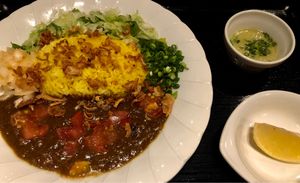 Nice curry, lovely place and owner  at Sumida River Kitchen in Tokyo