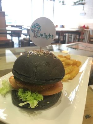 Pumpkin burger (no mayo) at V Delight in Cheras