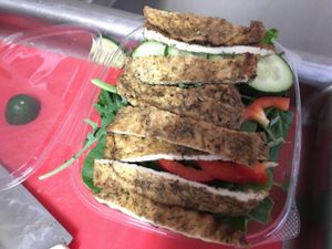 Grab-n-go buddha salad. at 701 Coffee in Seattle