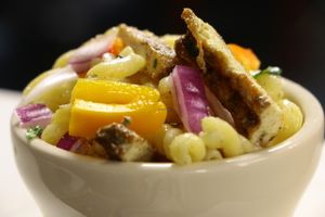 Side Buddha Noodle Salad when ordering Sandwich at 701 Coffee in Seattle