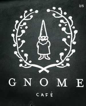 Gnome at Gnome Cafe in Charleston