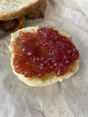 biscuit  at Gnome Cafe in Charleston