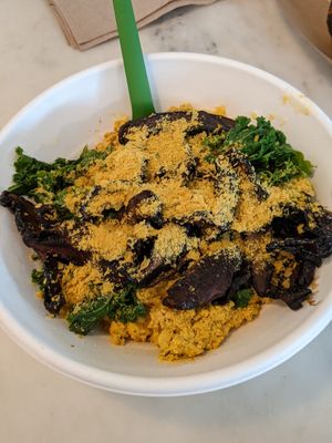 Southern Grit Bowl at Gnome Cafe in Charleston