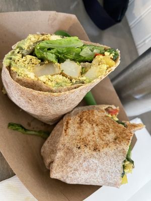 Burrito at Gnome Cafe in Charleston