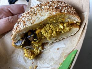 Breakfast Bagel  at Gnome Cafe in Charleston