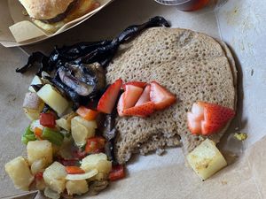 Pancakes  at Gnome Cafe in Charleston