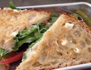 I got the vegan blt and Mac & cheese and it was FANTASTIC! at Gnome Cafe in Charleston