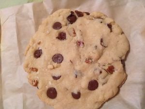chocolate chip pecan cookie at Gnome Cafe in Charleston