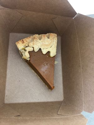  Vegan Pumpkin Pie!  at Gnome Cafe in Charleston