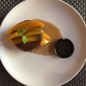 Mango Pancakes at Jalus Vegan Kitchen in Hanoi
