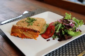 Lasagna  at Jalus Vegan Kitchen in Hanoi