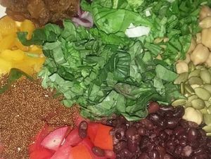 bowl at Jalus Vegan Kitchen in Hanoi