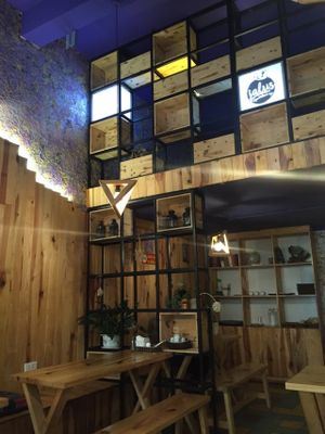 Interior at Jalus Vegan Kitchen in Hanoi