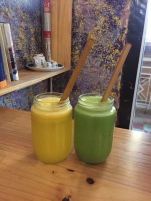 Juices at Jalus Vegan Kitchen in Hanoi