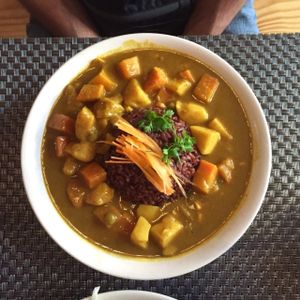 Curry at Jalus Vegan Kitchen in Hanoi