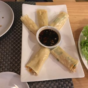 tofu  roll  at Jalus Vegan Kitchen in Hanoi