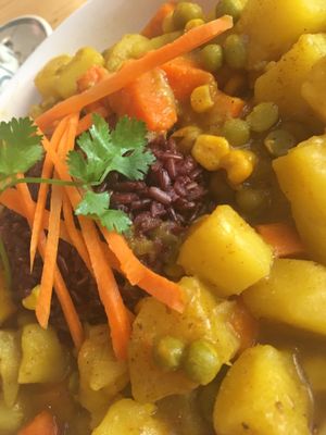 Spicy curry ❤️ at Jalus Vegan Kitchen in Hanoi