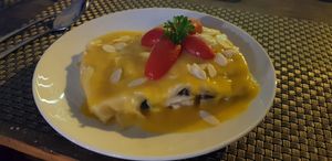 Lasagne at Jalus Vegan Kitchen in Hanoi