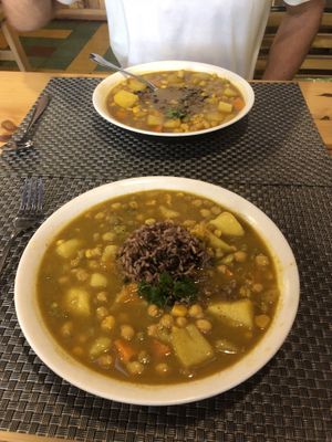 Potato curry! So delicious. at Jalus Vegan Kitchen in Hanoi