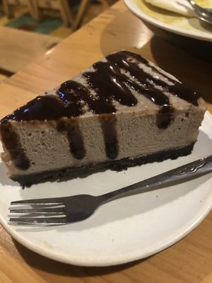 Banana cheesecake  at Jalus Vegan Kitchen in Hanoi