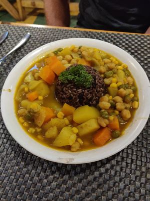 Spicy curry at Jalus Vegan Kitchen in Hanoi