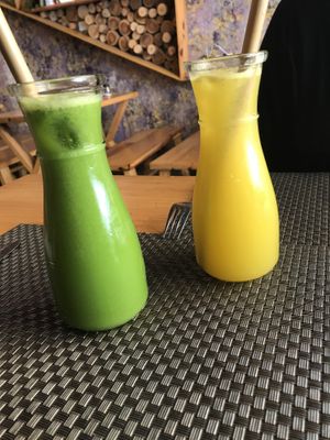 Detox Juices at Jalus Vegan Kitchen in Hanoi