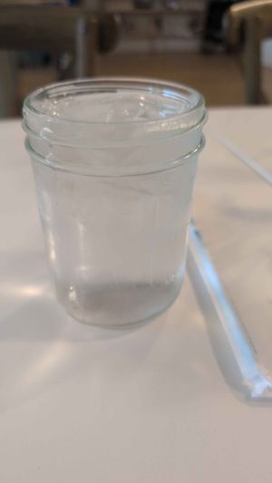Water served in jars is so hot right now at The Magnolia Cafe in Palatka