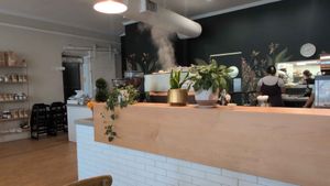 Interior at The Magnolia Cafe in Palatka